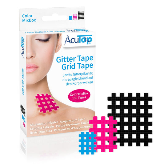 Acutop - Gridtape/Crosstape - Mixbox Kleur - 130 tapes | Intertaping.nl