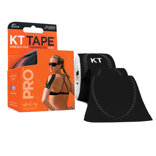 KT Tape Pro - Voorgesneden - Jetblack - 5cm x 5m | Intertaping.nl